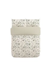 Sanderson 'Solaine' Cotton Duvet Cover Set in Green - Size: Double - thumbnail 4