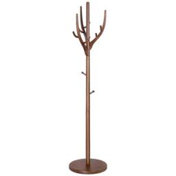 Nordara Heavy Duty Freestanding Hallway Coat Rack in Brown