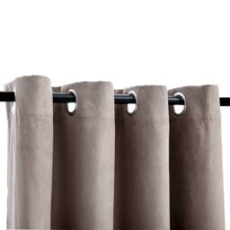 Berkfield Home Blackout Curtains with Metal Rings 2 pcs Taupe 140x175 cm - thumbnail 3