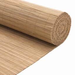 SPETLEK 80X150Cm Bamboo Door Curtain Roller Blinds in Brown - Size: 1 - thumbnail 3