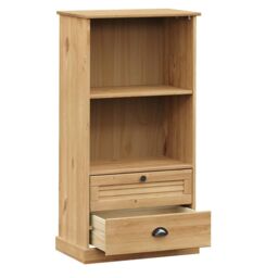 Berkfield Home Bookcase VIGO 60x35x114.5 cm Solid Wood Pine in Brown - thumbnail 5