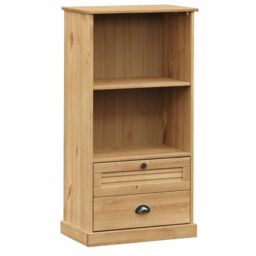 Berkfield Home Bookcase VIGO 60x35x114.5 cm Solid Wood Pine in Brown - thumbnail 2