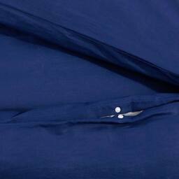 Berkfield Home Duvet Cover Set Navy Blue 200x200 cm Light-weight Microfiber - thumbnail 8