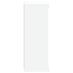Berkfield Home Sideboard with LED Lights White 41x37x100 cm - Size: 41 x 37 x 100 cm - thumbnail 7