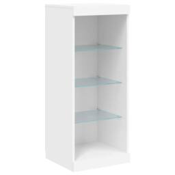 Berkfield Home Sideboard with LED Lights White 41x37x100 cm - Size: 41 x 37 x 100 cm - thumbnail 5