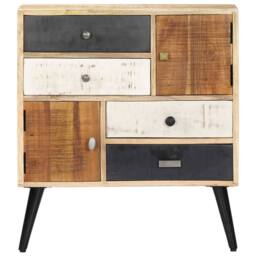 Berkfield Home Sideboard 70x30x78 cm Solid Mango Wood in Brown - Size: 70 x 30 x 78 cm - thumbnail 2