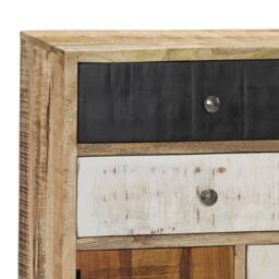 Berkfield Home Sideboard 70x30x78 cm Solid Mango Wood in Brown - Size: 70 x 30 x 78 cm - thumbnail 6