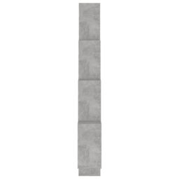Berkfield Home Wall Cube Shelf Concrete Grey 90x15x119 cm Engineered Wood - Size: 90 x 15 x 119 cm - thumbnail 5