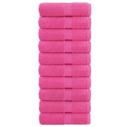 Berkfield Home Premium Soap Towels SOLUND 10 pcs Pink 30x30 cm 600 gsm - thumbnail 2