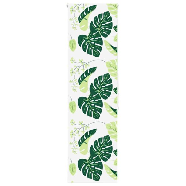 Berkfield Home Shower Roller Blind 60x240 cm Fabric Width 56 cm in Green - image 1