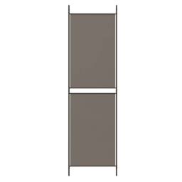 Berkfield Home 6-Panel Room Divider Anthracite 300x220 cm Fabric in Black - thumbnail 6