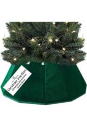 Deco Express Christmas Tree Skirt Green Xmas Décor Decoration - thumbnail 1