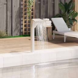 Berkfield Home Pool Fountain Stainless Steel 50x30x90 cm Silver - Size: 50 x 30 x 90 cm - thumbnail 2