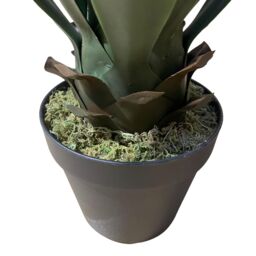 Leaf Yukka Artificial Tree Plant Realistic 60cm Deluxe in Green - thumbnail 2