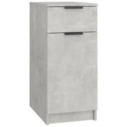 Berkfield Home Decorative Desk Cabinet Concrete Grey 33.5x50x75 cm Engineered Wood - thumbnail 3