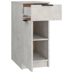 Berkfield Home Decorative Desk Cabinet Concrete Grey 33.5x50x75 cm Engineered Wood - thumbnail 7
