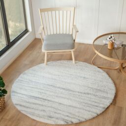 Livabliss Cloudy Shag-Modern Ivory Grey Soft Plush Pile Living Bedroom Rug in Light Grey - Size: 200 cm x 275 cm - thumbnail 1