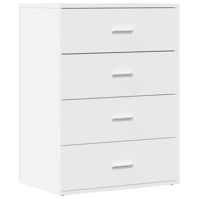 Berkfield Home Sideboard White 60x39x80 cm Engineered Wood - Size: 60 x 39 x 80 cm - image 1