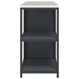 Berkfield Home with Shelf with Storage with Door Adjustable 2 pcs Anthracite Cold-rolled steel - thumbnail 9
