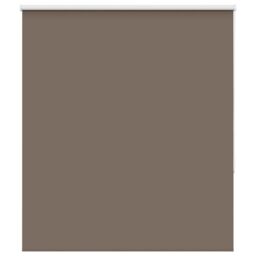 Berkfield Home Roller Blind Blackout Coffee 140x130 cm Fabric Width 136.6 cm Polyester in Brown - thumbnail 2
