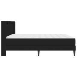 Berkfield Home Bed Frame with LED Strip Lights Black 180 x 200 cm Faux Leather - thumbnail 9