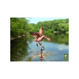 Good Directions Cottage Landing Duck Weathervane - Quality Wind Vane H63xW30xL40cm in Copper - thumbnail 2