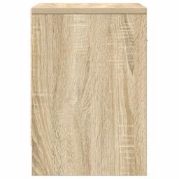 Berkfield Home Bedside Cabinets 2 pcs with Drawer Sonoma Oak 39x28x41 cm in Grey - Size: 39 x 28 x 41 cm - thumbnail 7