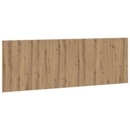 Berkfield Home Wall Headboard Artisian Oak 240x1.5x80 cm Engineered Wood in Brown - thumbnail 3
