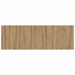 Berkfield Home Wall Headboard Artisian Oak 240x1.5x80 cm Engineered Wood in Brown - thumbnail 1