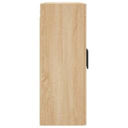 Berkfield Home Wall Mounted Cabinet Sonoma Oak 69.5x34x90 cm in Brown - thumbnail 8