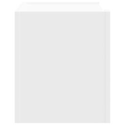 Berkfield Home Wall-mounted Bedside Cabinet White 45x30x35 cm - Size: 45 x 30 x 35 cm - thumbnail 5