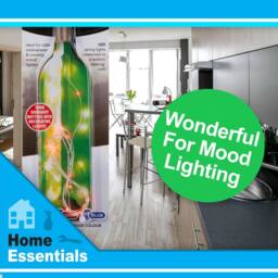VFM e-Store Red Mini Bottle Lights 15 Battery Operated LEDs With Cork Stopper - thumbnail 3