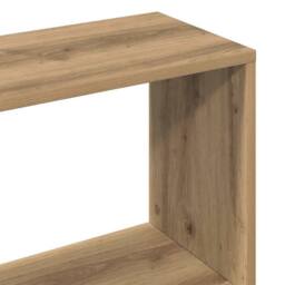 Berkfield Home Book Cabinet Artisan Oak 97.5x29.5x100 cm Engineered Wood in Brown - thumbnail 8