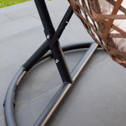 Artemis Home Henley Swing Egg Pod Chair in Cream - thumbnail 6