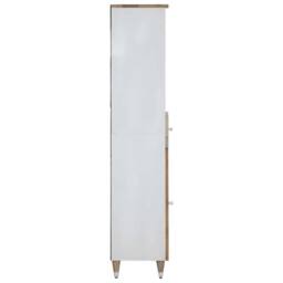 Berkfield Home Beautiful Bathroom Cabinet 38x33.5x160 cm Solid Wood Mango in Brown - thumbnail 4