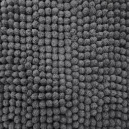 Allure Bath Fashions Supersoft Chenille Bobble Two Piece Bath & Pedestal Mat Set in Charcoal - thumbnail 3