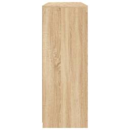 Berkfield Home Sideboards with LED Lights 3 pcs Sonoma Oak Engineered Wood in Light Tan - thumbnail 9