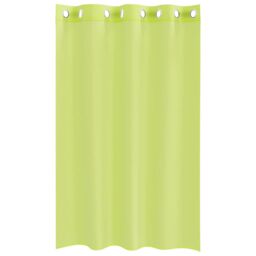 Berkfield Home Voile Curtains with Grommets 2 pcs Apple Green 140x175 cm - thumbnail 4