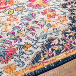 Livabliss Floransa Vintage Traditional Boho Living Rug in Pink - Size: 80 cm x 220 cm - thumbnail 7