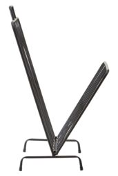 Orsina Avento Magazine Rack in Black - thumbnail 4