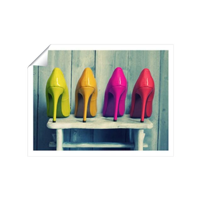 "Warren Reed - Designer Retro Shoe Collection Unframed Art Print - Size: W24"" x H36""" - image 1