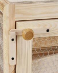 Primrose Traditional Apple Storage Rack with 7 Drawers 91cm x 58.5 x 53cm in Brown - Size: 58.5 x 53 cm - thumbnail 3