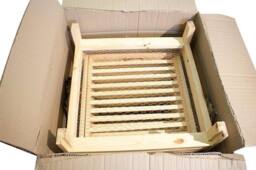 Primrose Traditional Apple Storage Rack with 7 Drawers 91cm x 58.5 x 53cm in Brown - Size: 58.5 x 53 cm - thumbnail 4