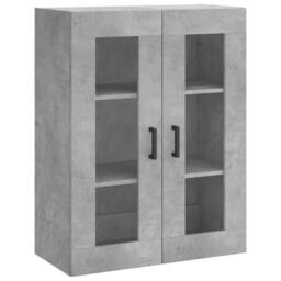 Berkfield Home Highboard Concrete Grey 69.5x34x180 cm Engineered Wood - thumbnail 5