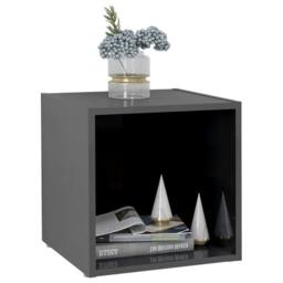 Berkfield Home TV Cabinets 4 pcs High Gloss Grey 37x35x37 cm Engineered Wood - Size: 37 x 35 x 37 cm - thumbnail 7