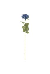 KDMD Arundel Open Rose Blue 4 Pack Artificial Flowers - thumbnail 2