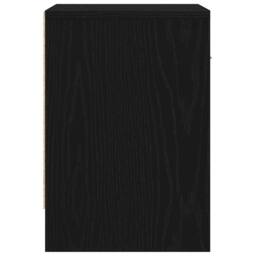 Berkfield Home Durable Bedside Cabinet with Drawer Black 39x28x41 cm - Size: 39 x 28 x 41 cm - thumbnail 7