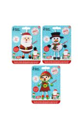 VFM e-Store Christmas Craft Set 3 Xmas Themed Designs X 1 17cm x 12. 5cm x 3cm - Size: 5 cm x 3 cm - thumbnail 1