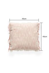 BHS Franca Cushion in Pink - Size: 45 cm x 45 cm - thumbnail 6