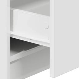 Berkfield Home Bedside Cabinets 2 pcs with 2 Drawers White 40x36x50 cm - Size: 40 x 36 x 50 cm - thumbnail 9